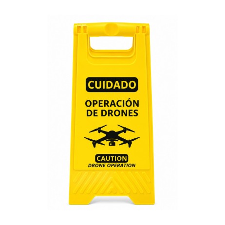 Cavalete de Sinaliza��o Opera��o com Drone � Conformidade ANAC (ES) - Image product