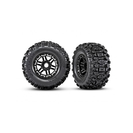 Traxxas Maxx Sledgehammer Tires & Wheels, Dual Profile, 17mm (2) - Image product