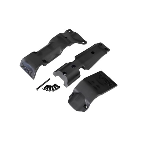 Traxxas Skid Plate Set from The Front and Back - Image product