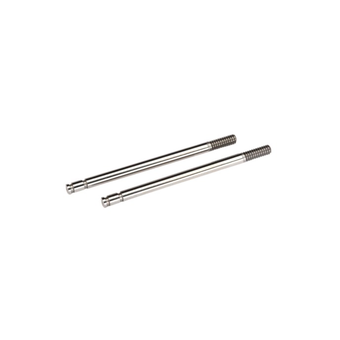 Traxxas Shock Shafts, Steel, Chrome Finish (2)