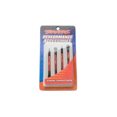 Traxxas Aluminum Toe Links, Red-Anodized (4) - Image product
