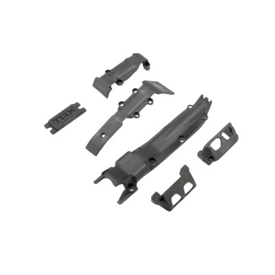 Traxxas Skid Plate Set, Front / Rear / Transmission