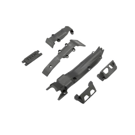 Traxxas Skid Plate Set, Front / Rear / Transmission - Image product
