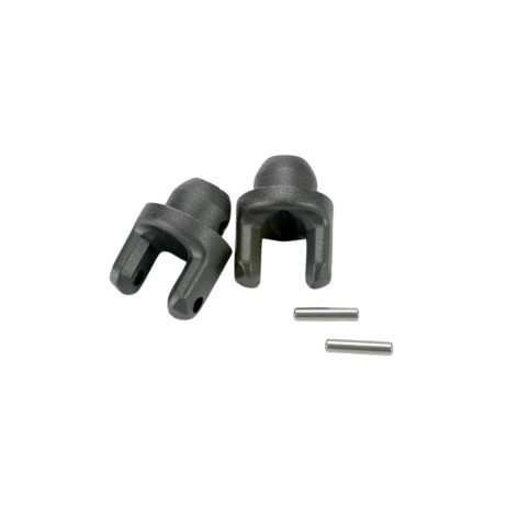 Traxxas AT8 Yokes, stub axle (2)/ pins (2) - Image product