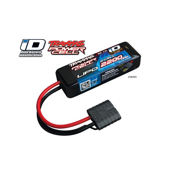 Traxxas LiPo 2S 7.4V 2200mAh 25C 1/16 VXL ID