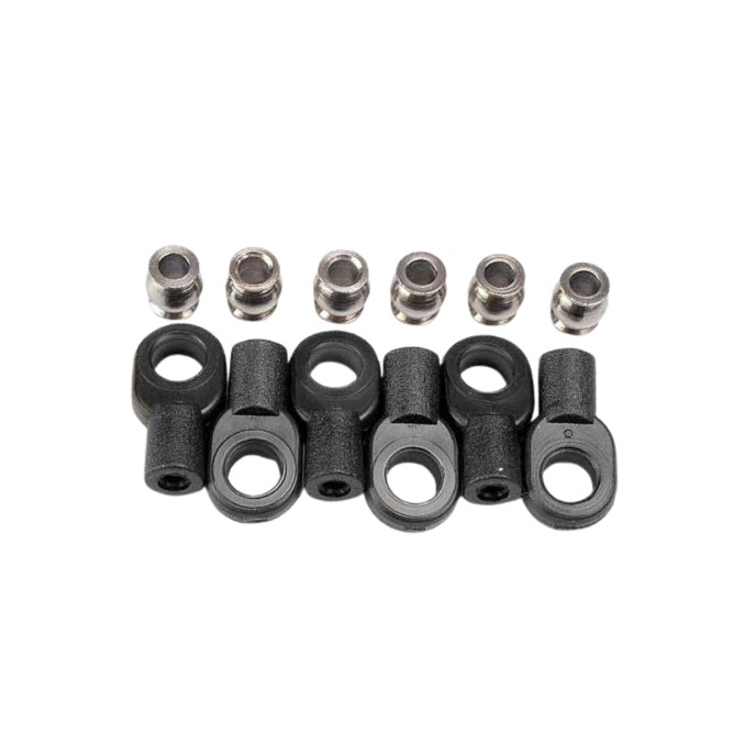 Traxxas Rod Ends Short (6)/ Hollow Balls (6)