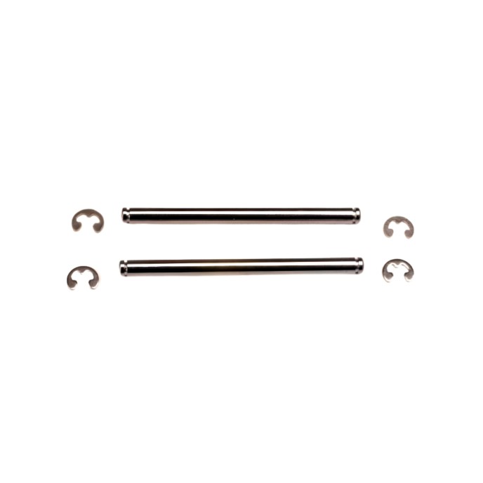 Traxxas Chrome Suspension Pins with Clip 44 mm (2)