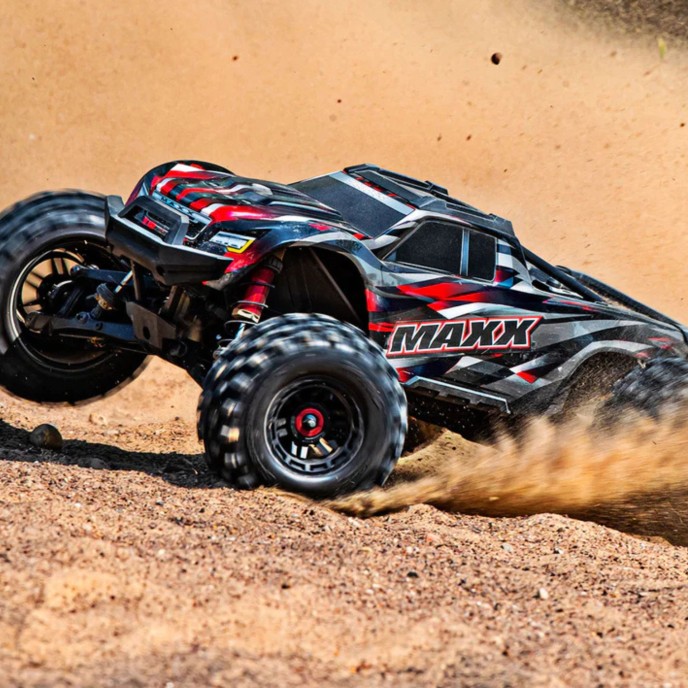 Traxxas Maxx 1/10 4S Monster Truck WideMAXX Red