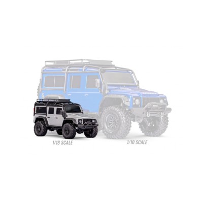 Traxxas TRX-4M 1/18 Land Rover Defender 4WD Trail Silver