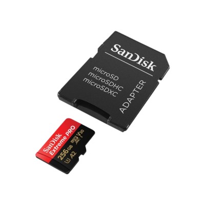 SanDisk Extreme PRO 256 GB microSDXC + SD Adapter